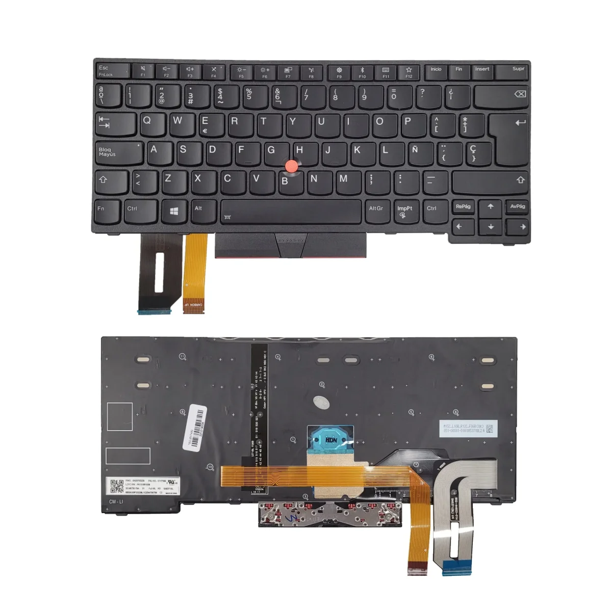 TECLADO PARA LENOVO E480 E485 T480 L480 T490