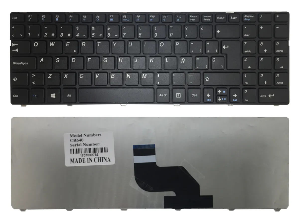 TECLADO PARA NACIONAL MSI CR640 CON MARCO