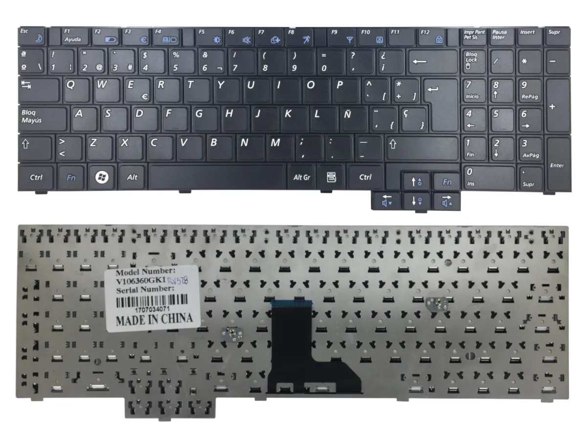 TECLADO PARA SAMSUNG RV528 NEGRO