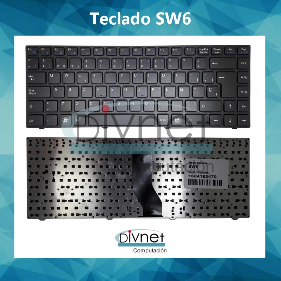 TECLADO PARA NACIONAL SW6