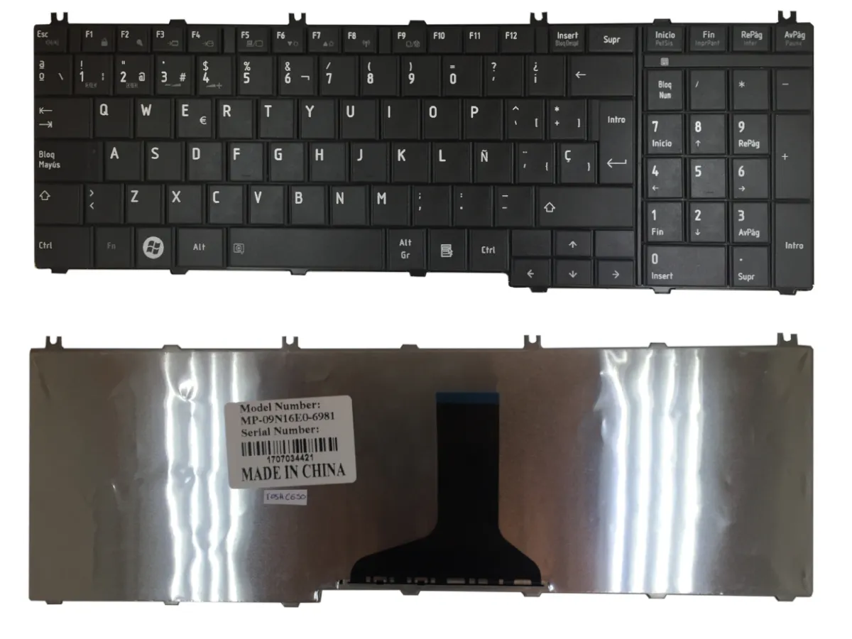 TECLADO PARA TOSHIBA C650 C655 L650 L655