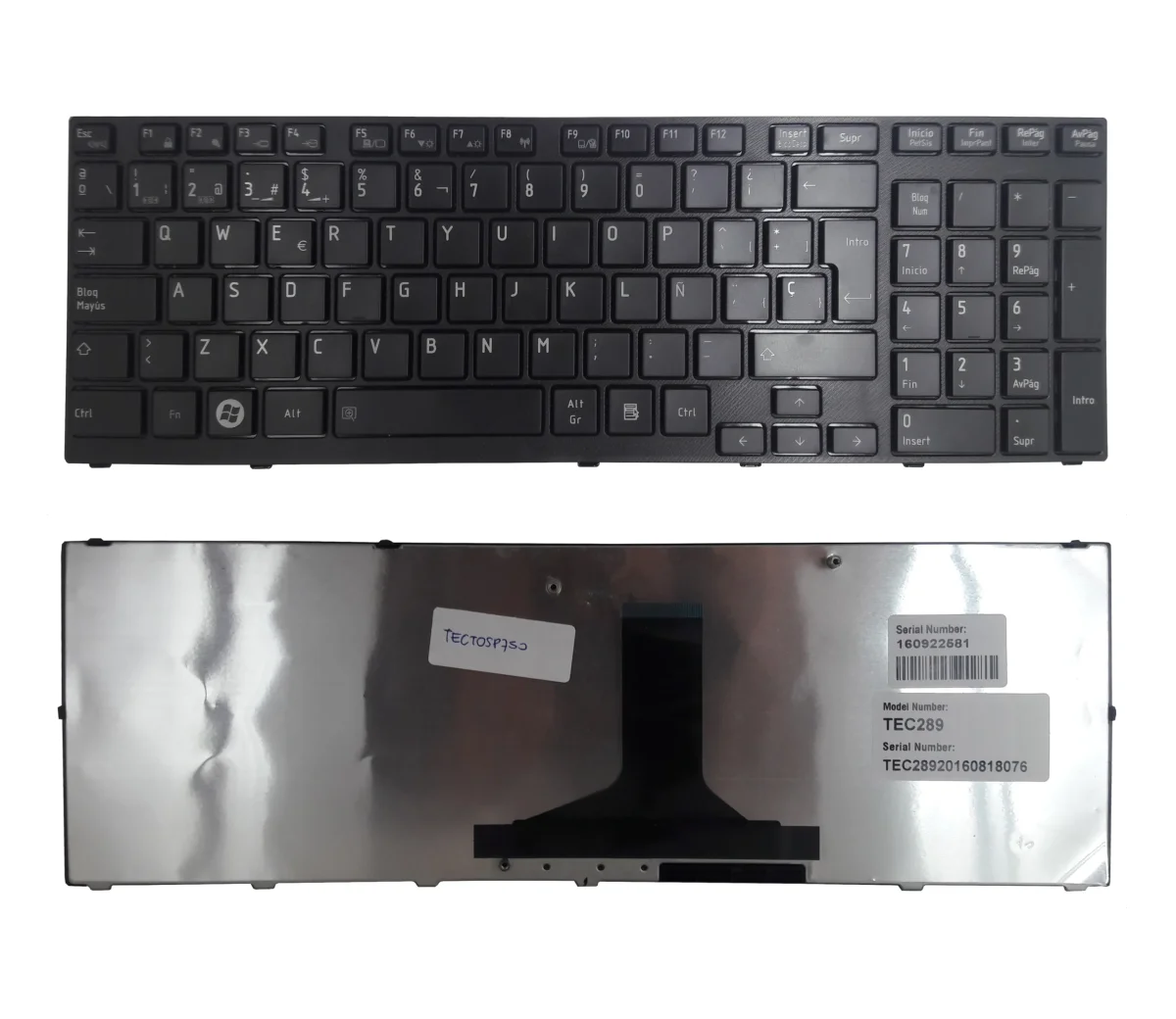 TECLADO PARA TOSHIBA P750