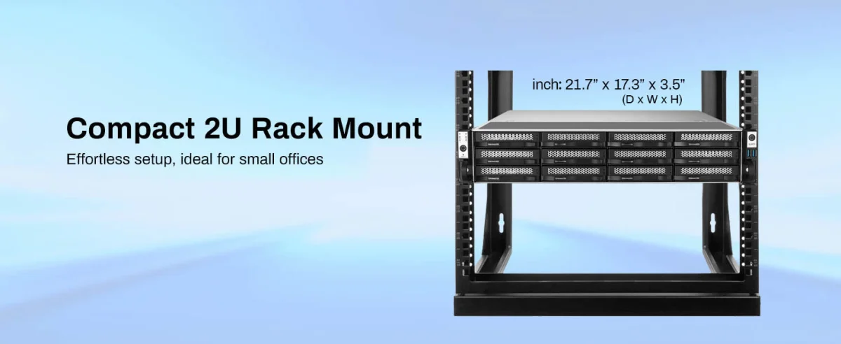 TERRAMASTER 12 BAHIAS RACKEABLE